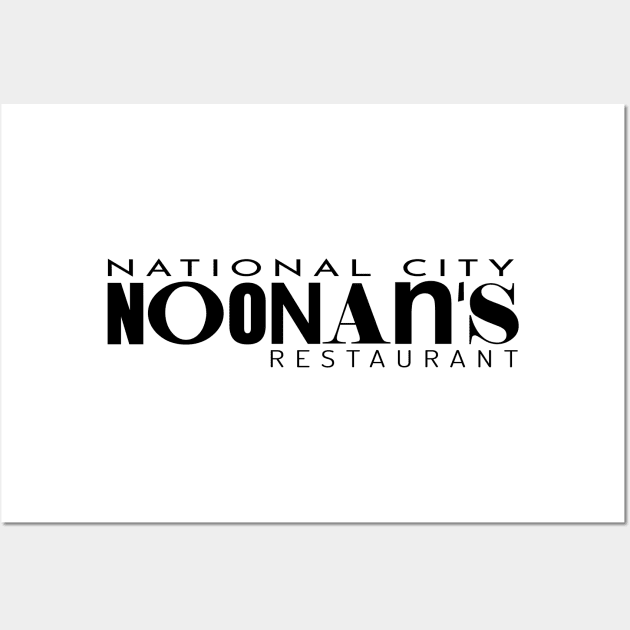 National City Noonans Restaurant Wall Art by Meta Cortex